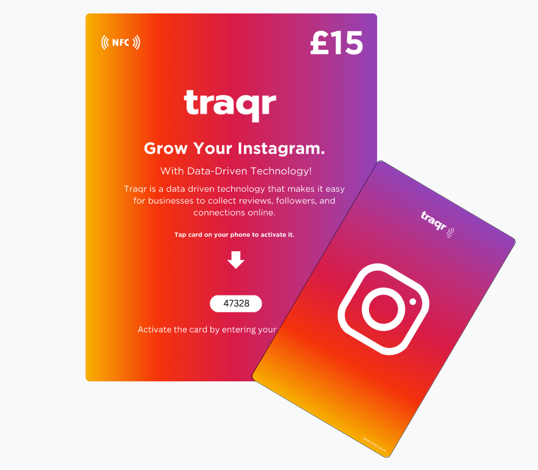 Instagram traqr card